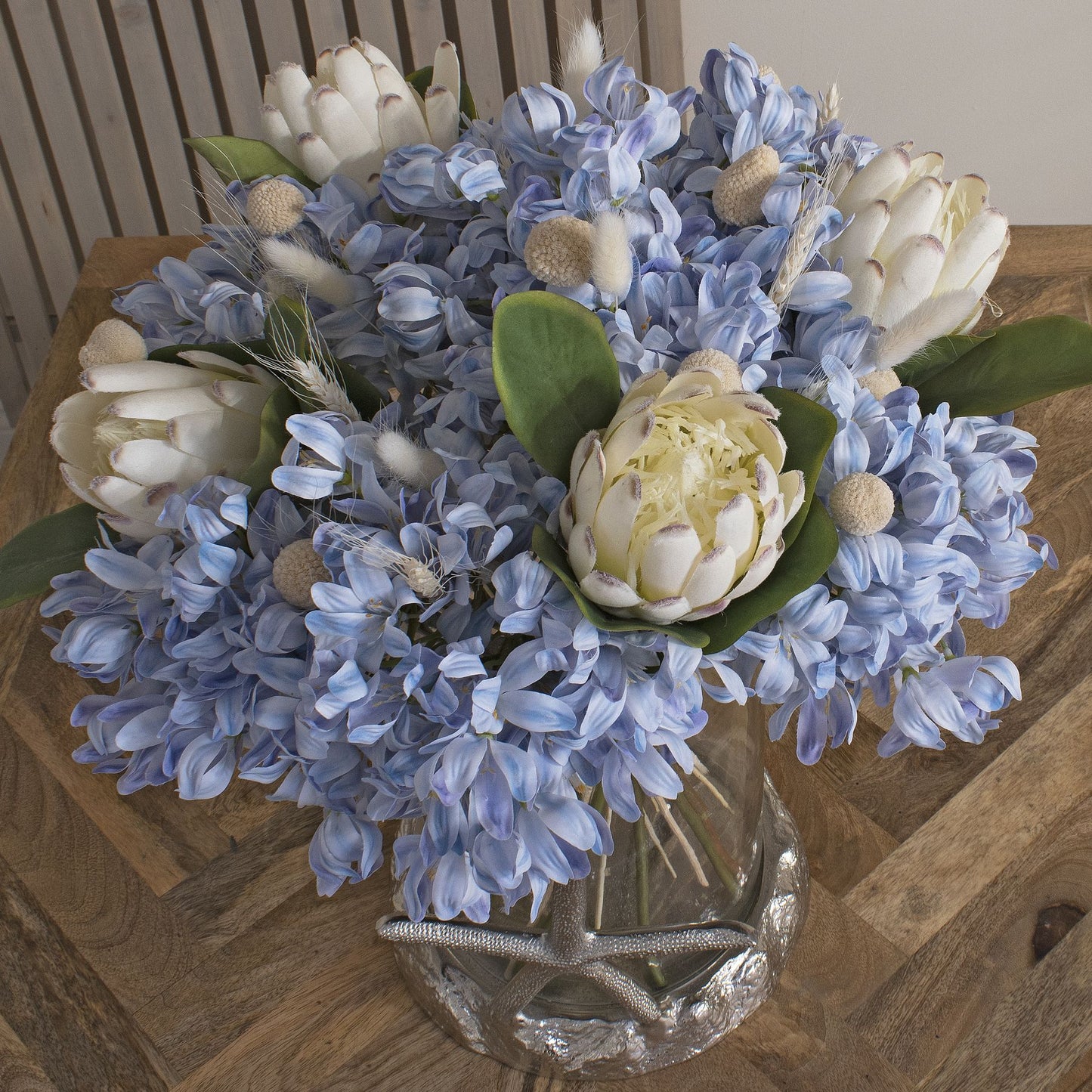 Skandi London Dried White Bunny Tail Bunch Of 60 - Skandi London