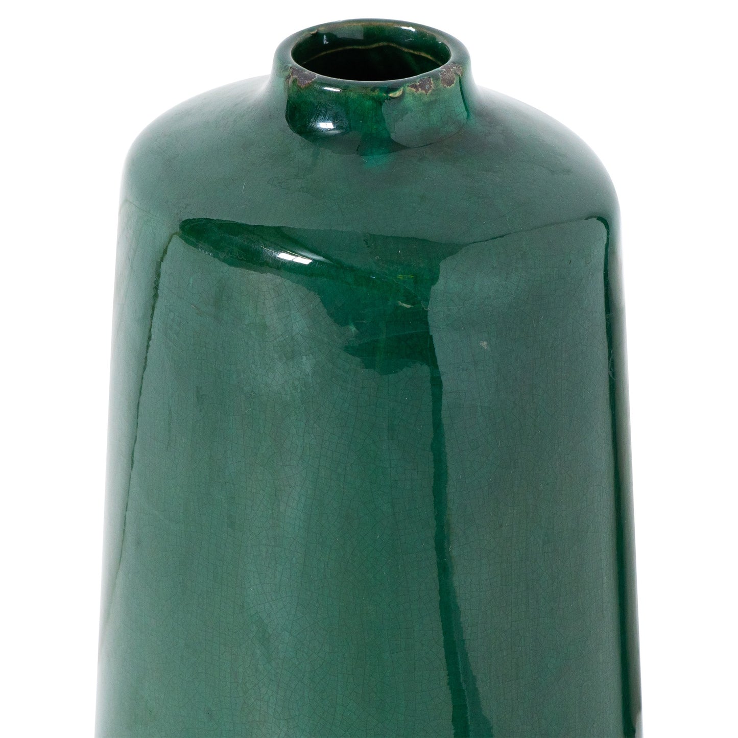 Kajaani Emerald Glazed Liv Vase