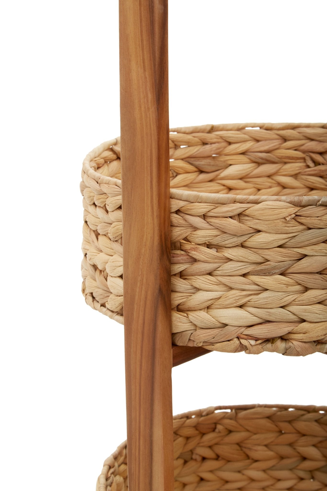 Anneli 3 Tier Water Hyacinth Shelf Unit. - Skandi London
