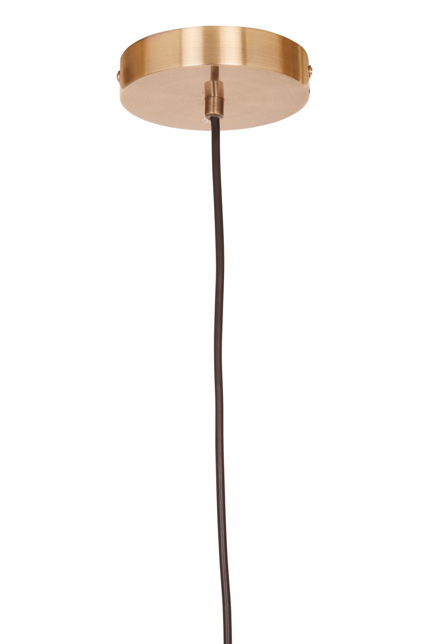 Inga Black And Antique Brass Pendant Light - Skandi London