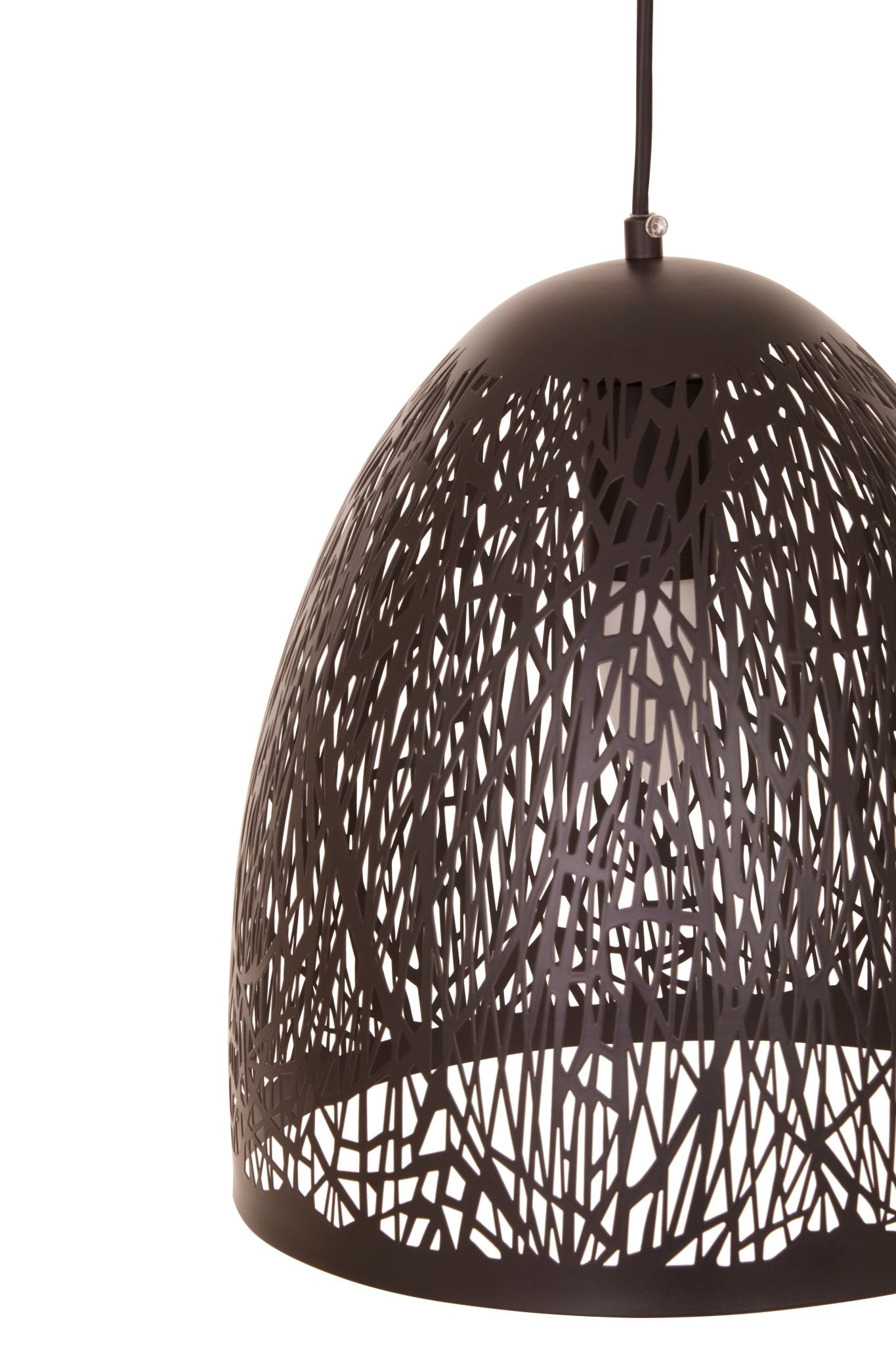 Inga Small Black Pendant Light - Skandi London