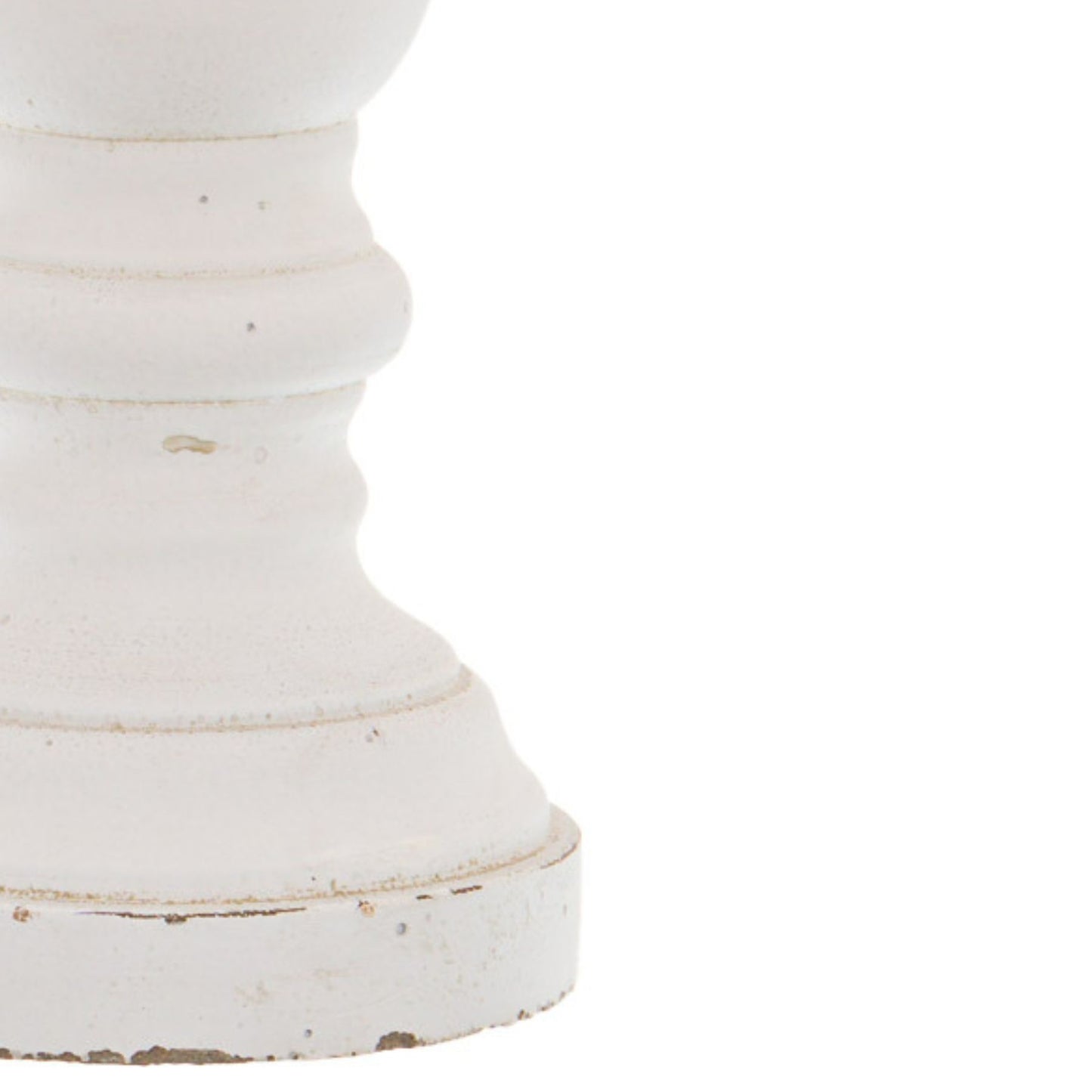 Skandi London Matt White Large Ceramic Column Candle Holder - Skandi London