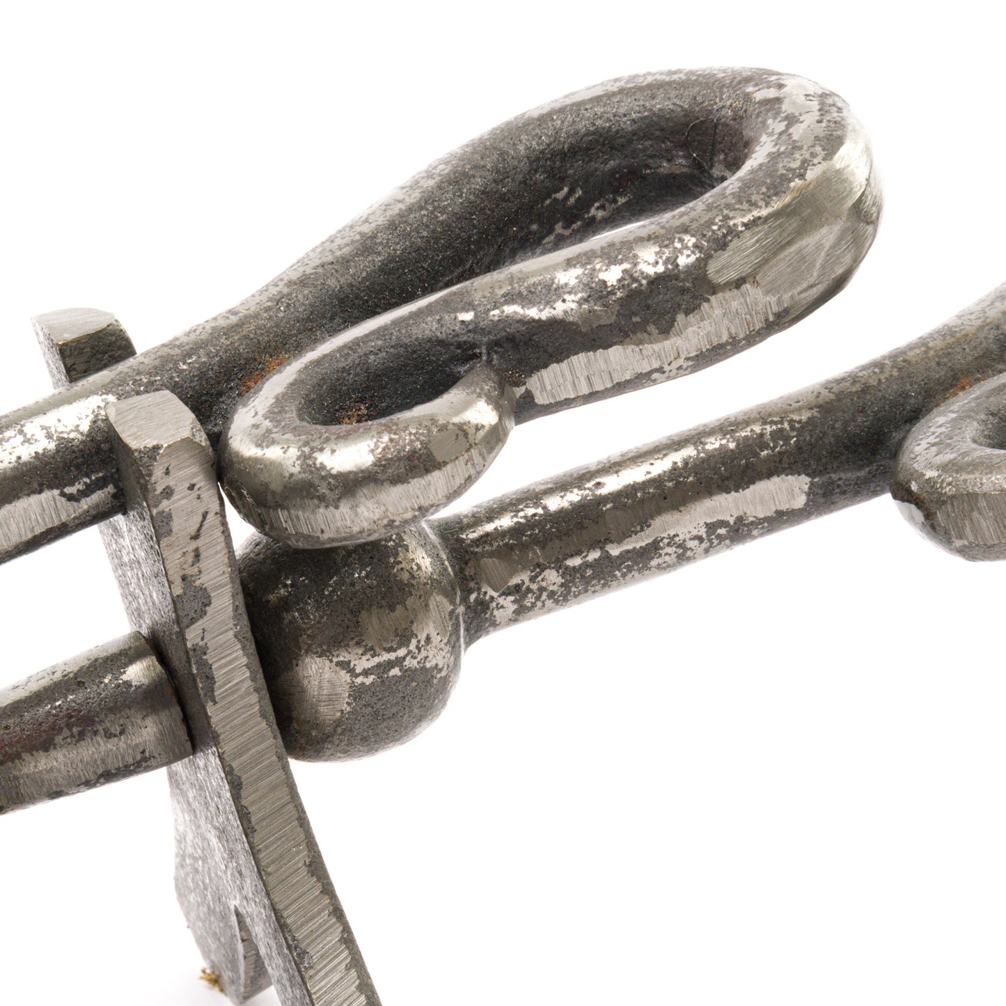 Skandi London Antique Pewter Crook Handled Hearth Tidy - Skandi London