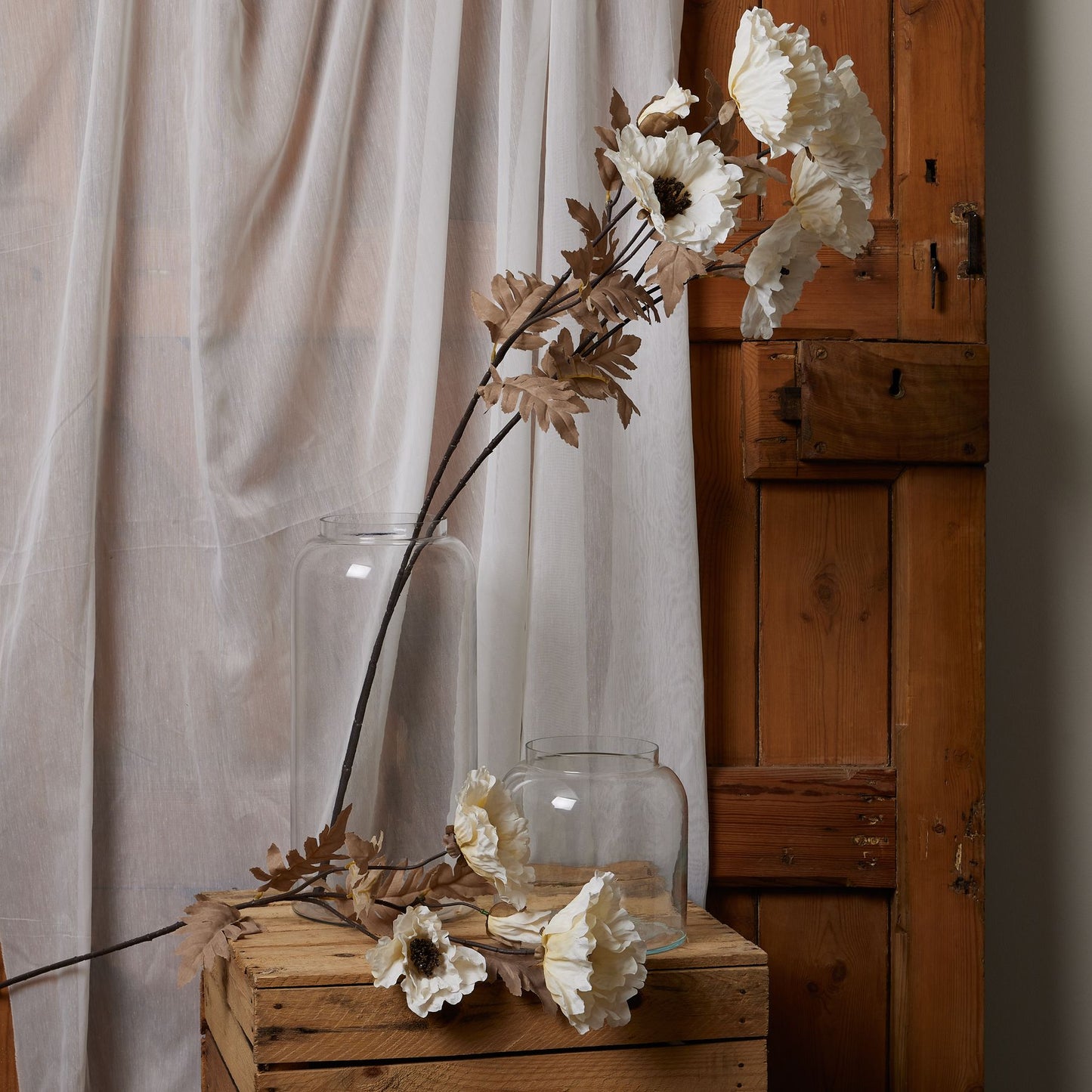 Skandi London Large White Poppy Stem - Skandi London