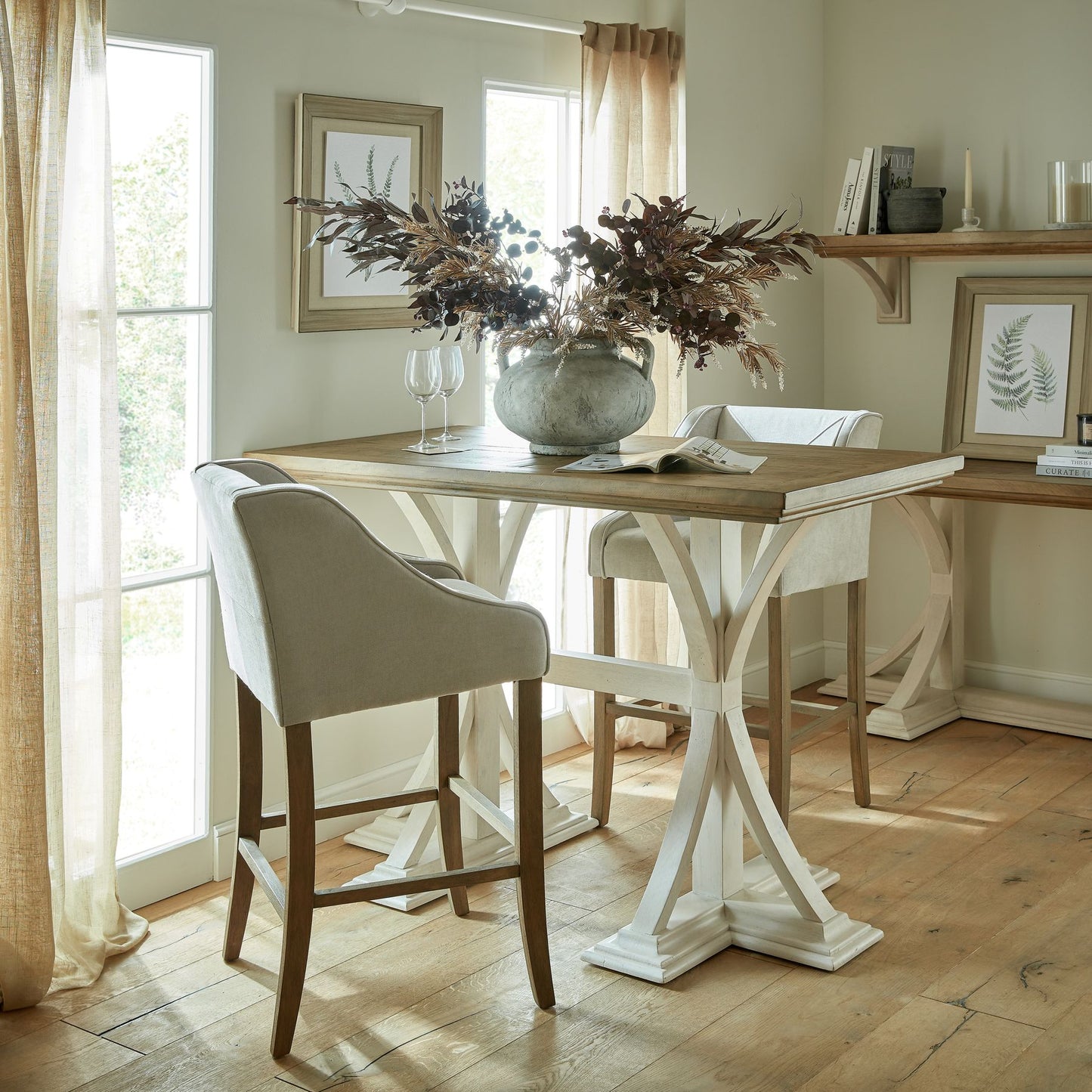Skandi London Taupe and Ivory Large Branch - Skandi London