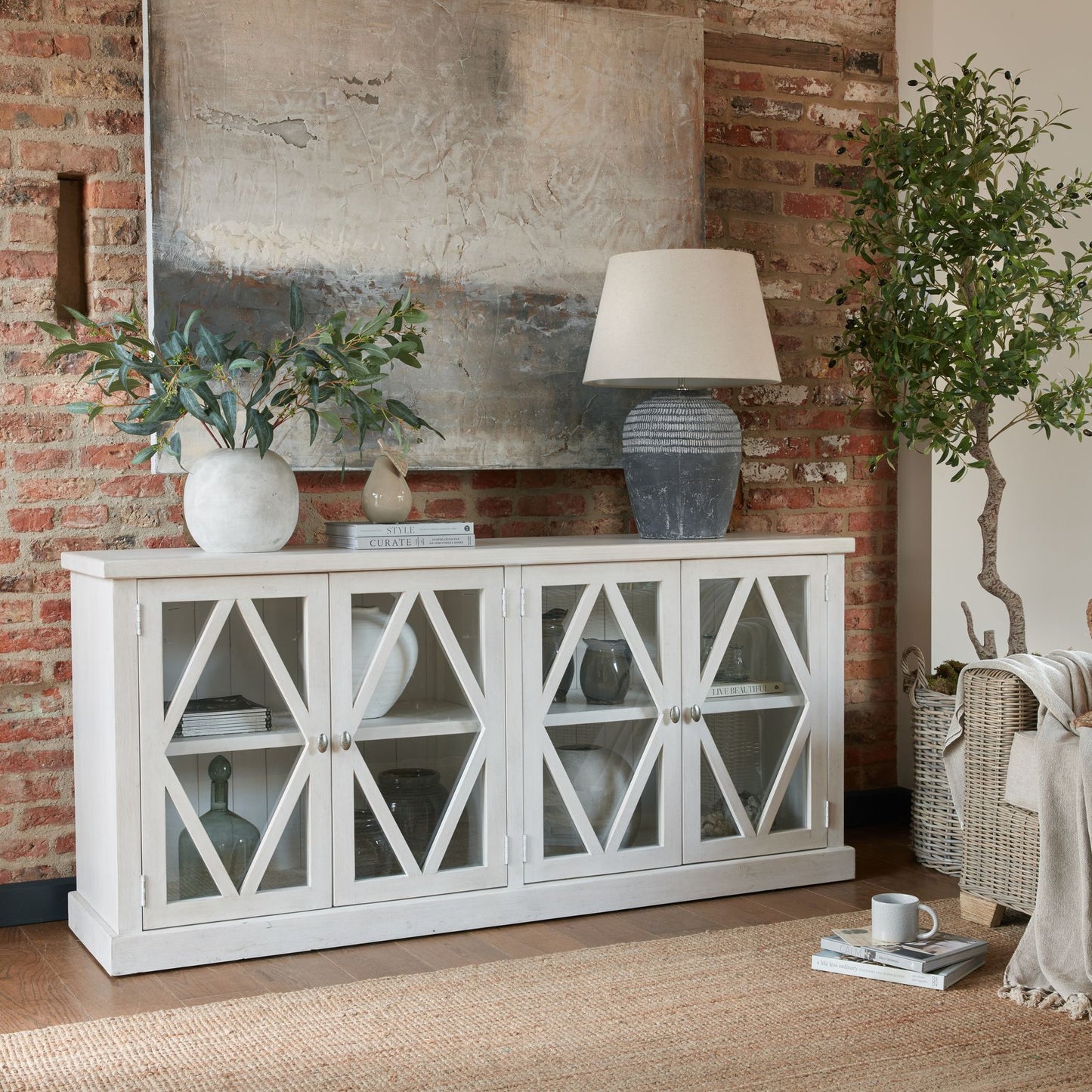 Hurum Large Olive Tree - Skandi London