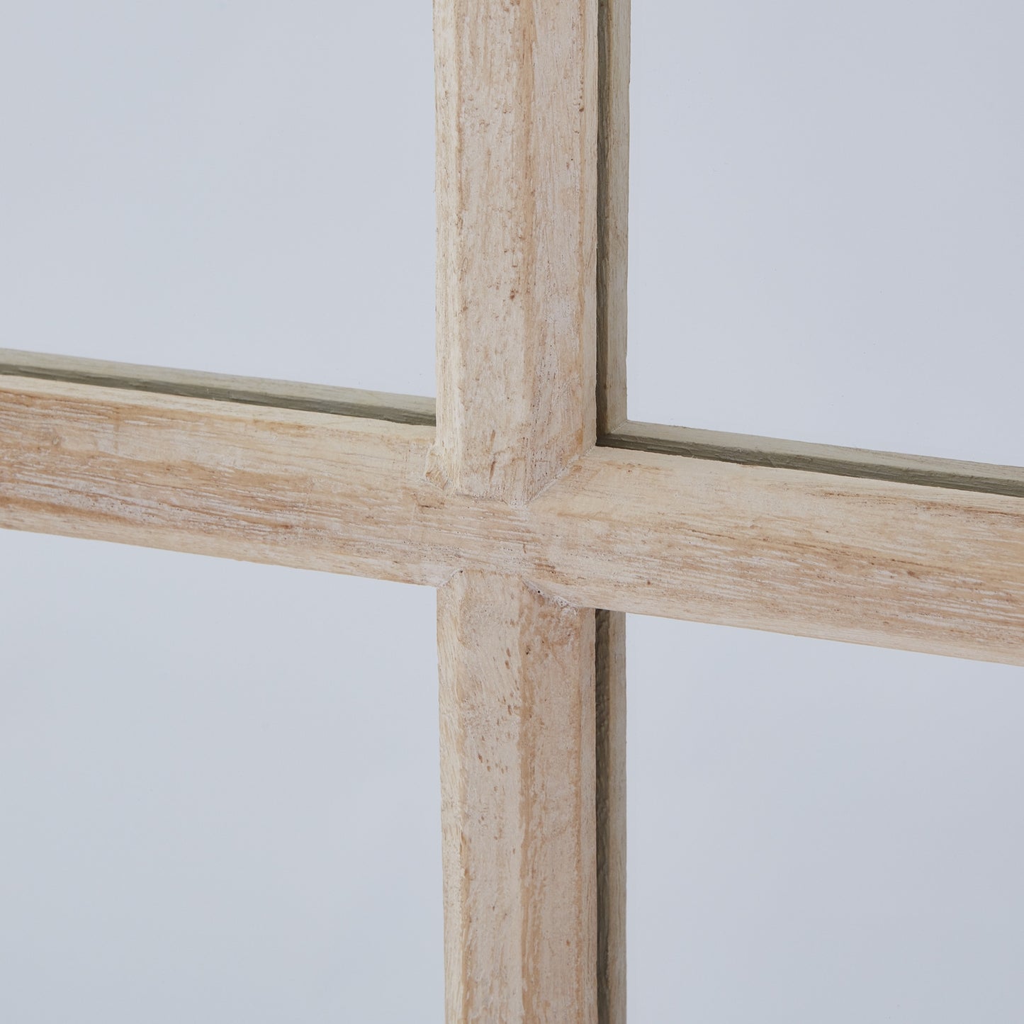 Skandi London Tall Washed Wood Window Mirror - Skandi London