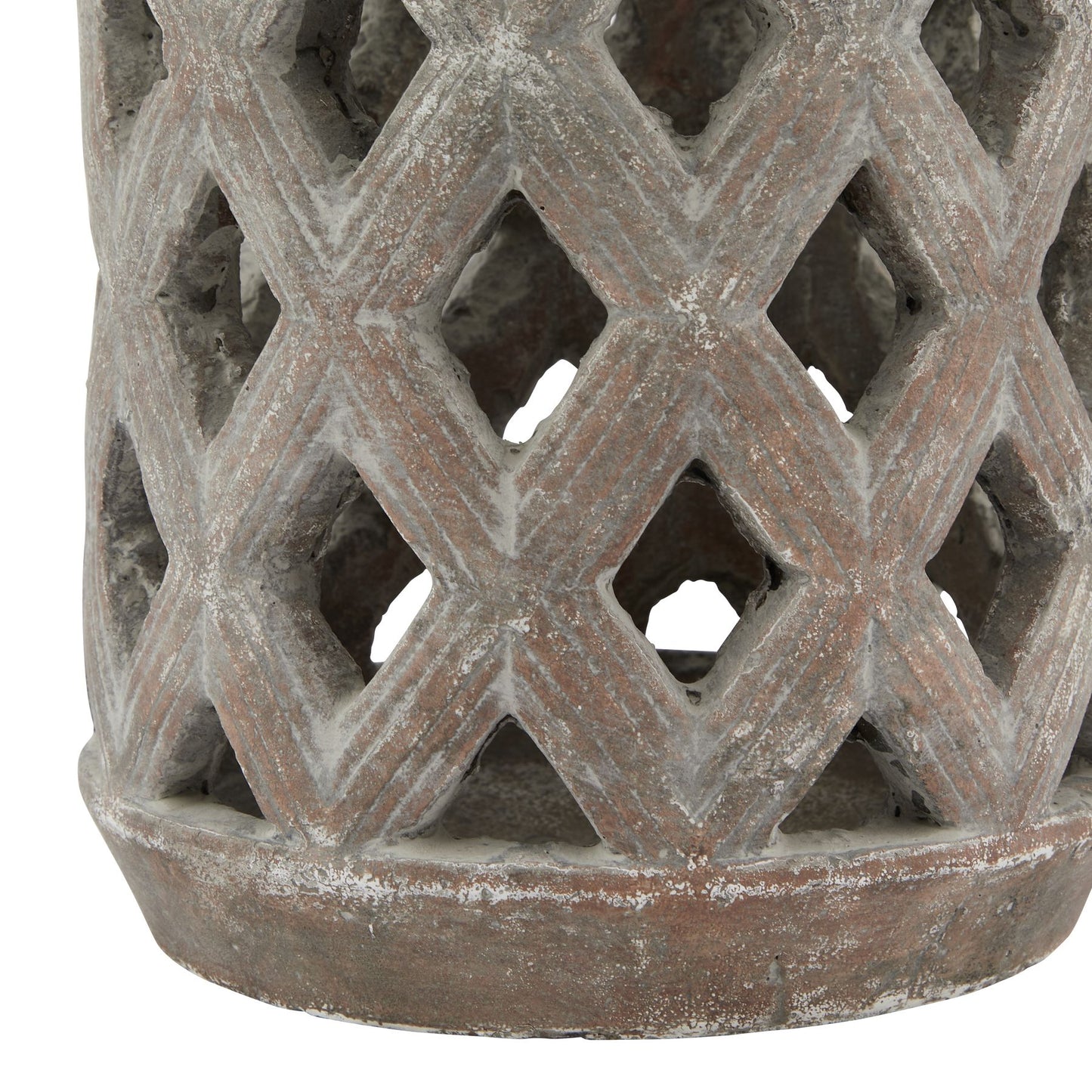 Lofoten Brown Large Lattice Lantern - Skandi London