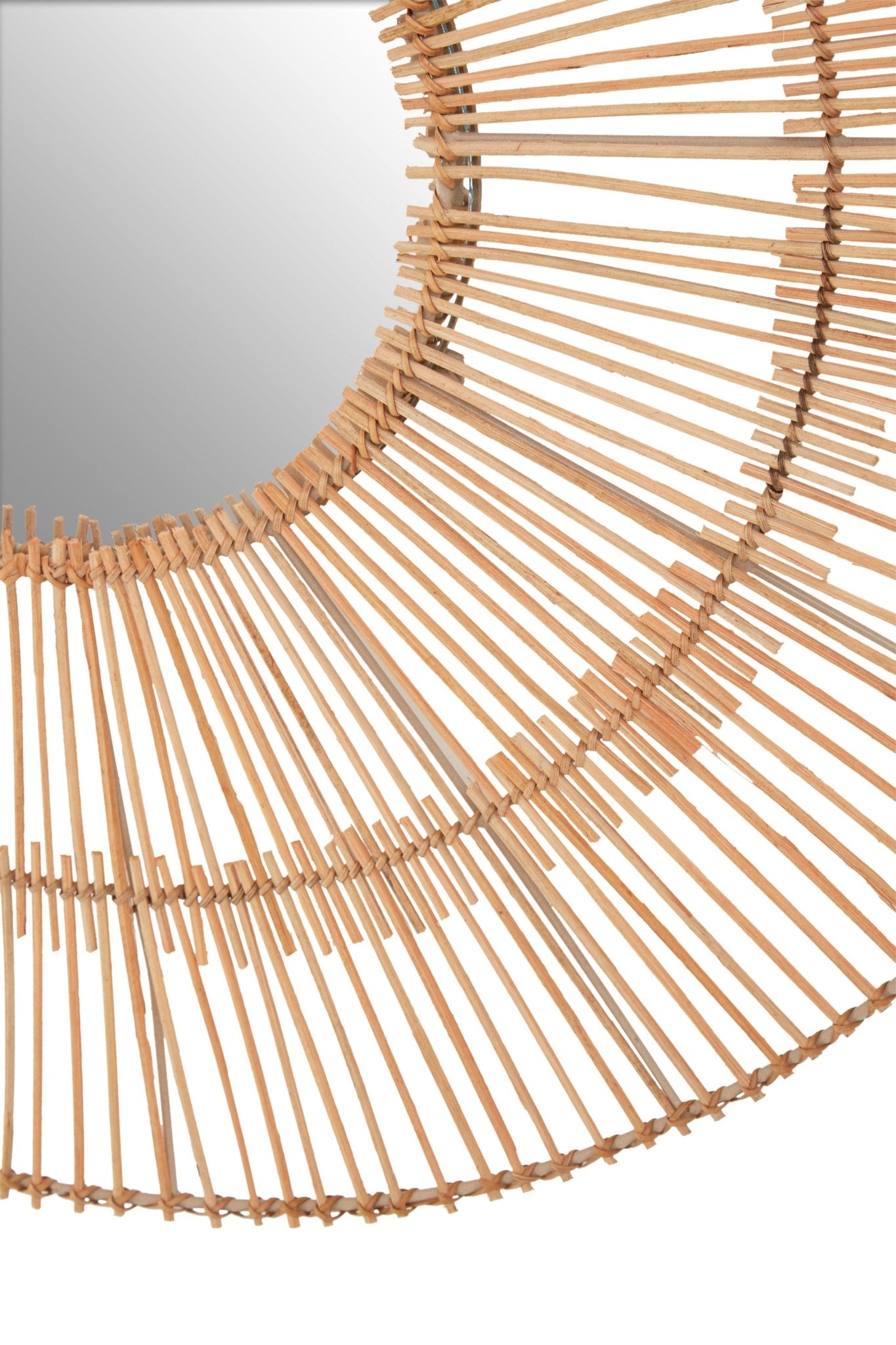 Barbro Natural Rattan Wall Mirror - Skandi London