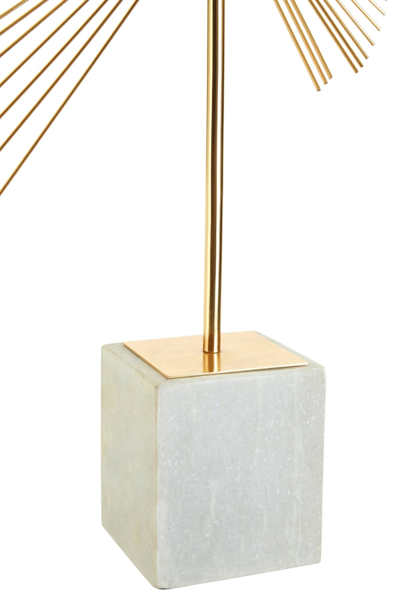 Kaspar Gold Finish Spiral Sculpture - Skandi London