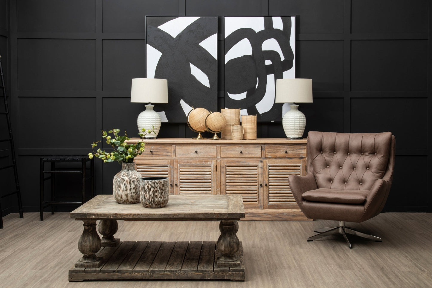 Janson Large Rattan Globe - Skandi London