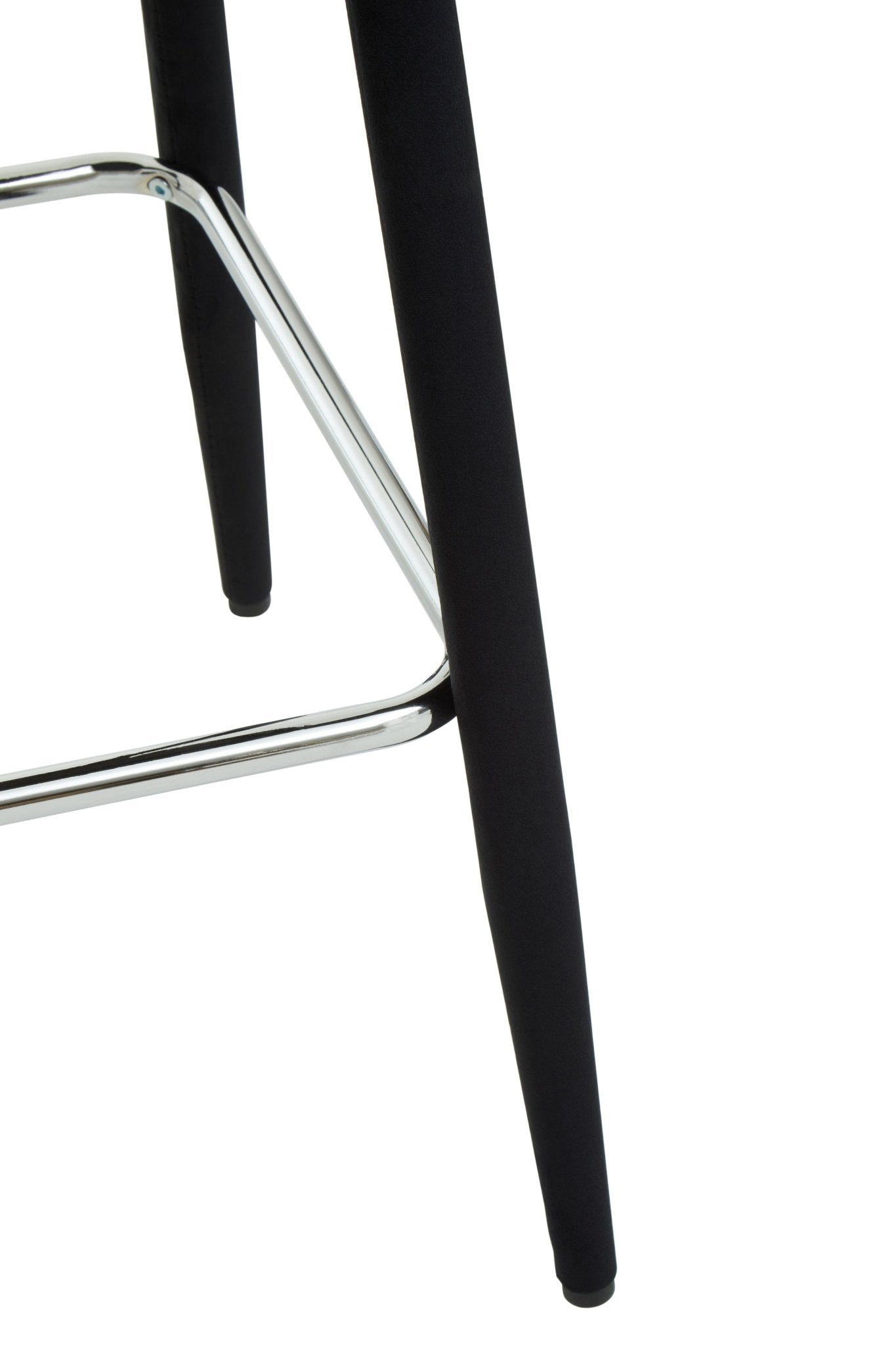 Signe Black Velvet Bar Chair - Skandi London