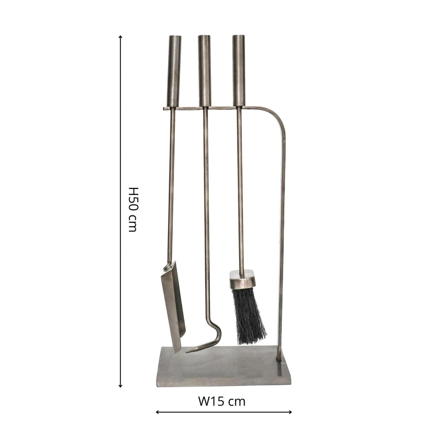 Grina Pewter Fireside Companion Set 3 Piece - Skandi London