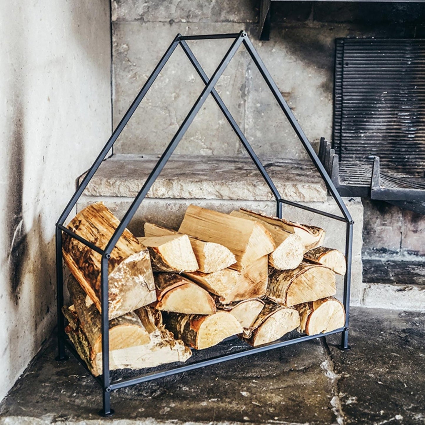 Horsens Iron House Log Holder - Skandi London