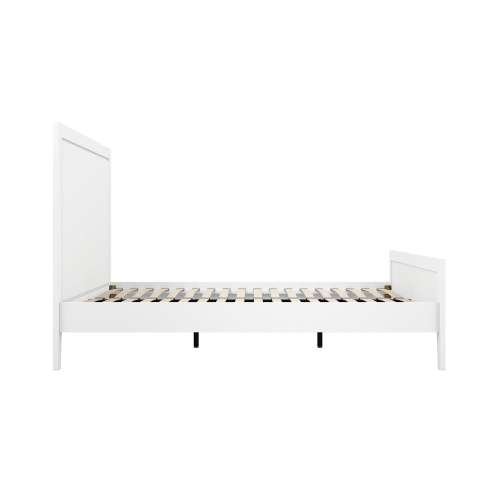 Soho Nordic White King Size Bed - Skandi London