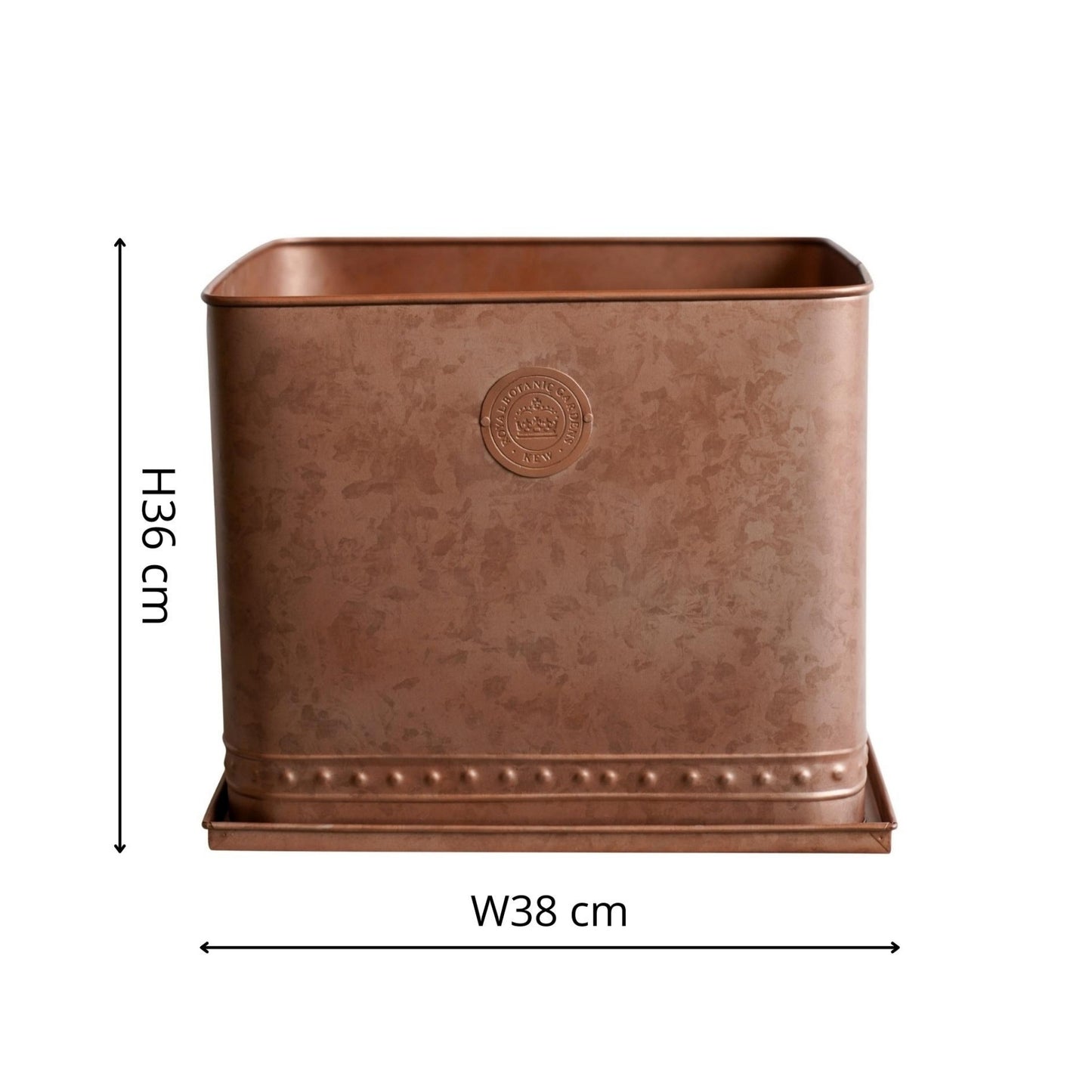 Skandi London Tall Luxe Outdoor Planter in Copper - Tall - Skandi London