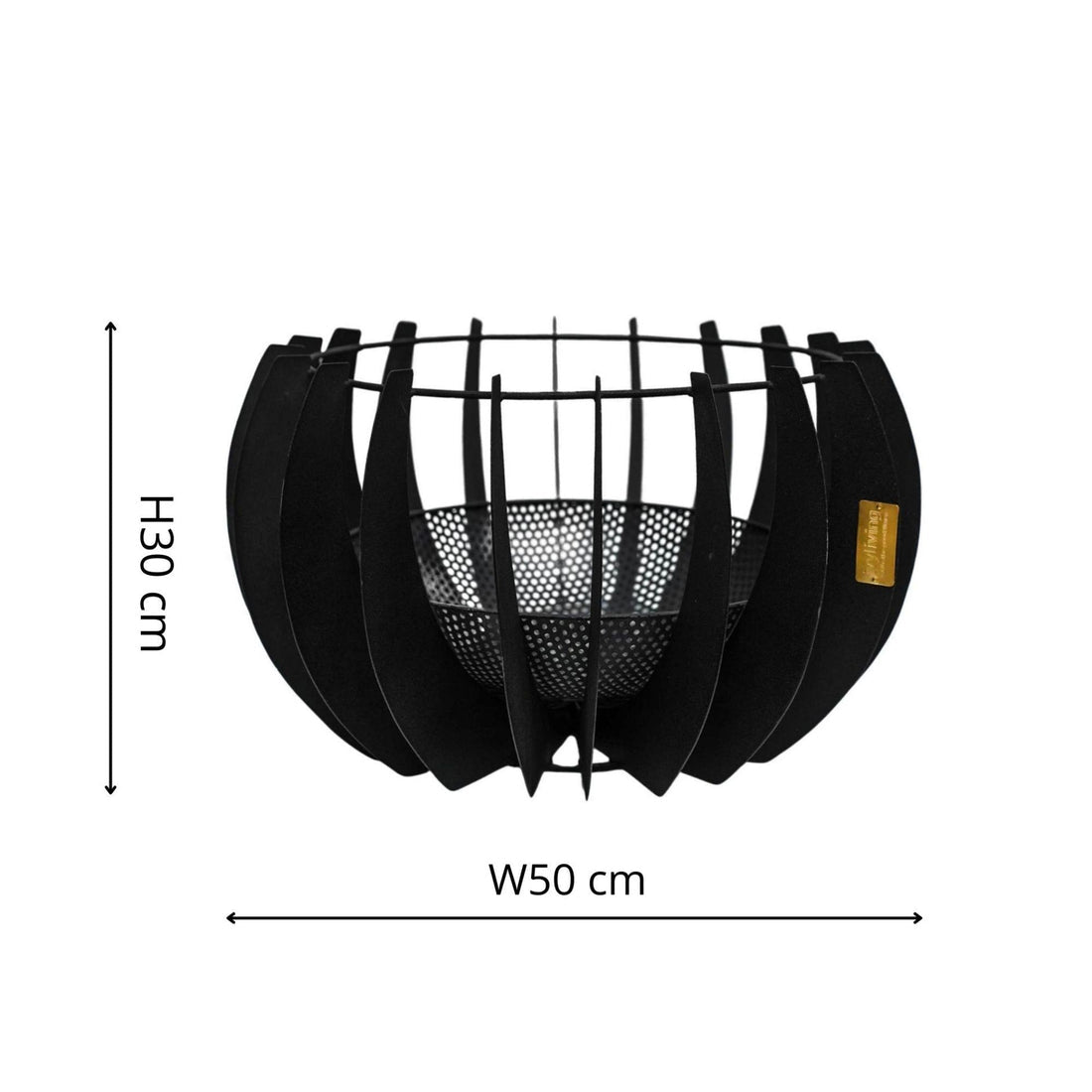 Outdoor Skandi London Fire Pit in Matt Black - Skandi London