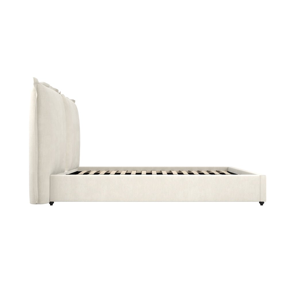 Hygge Ivory Double Bed - Skandi London