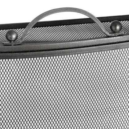 Mesh Fireguard in Antique Pewter Effect Finish - Skandi London