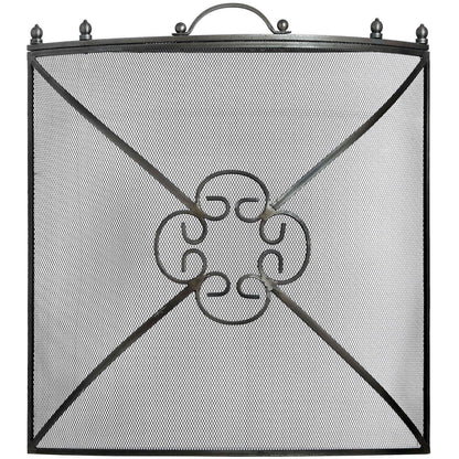 Mesh Fireguard in Antique Pewter Effect Finish - Skandi London