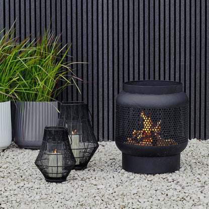 Vega Curve Wirework Lantern - Large - Skandi London