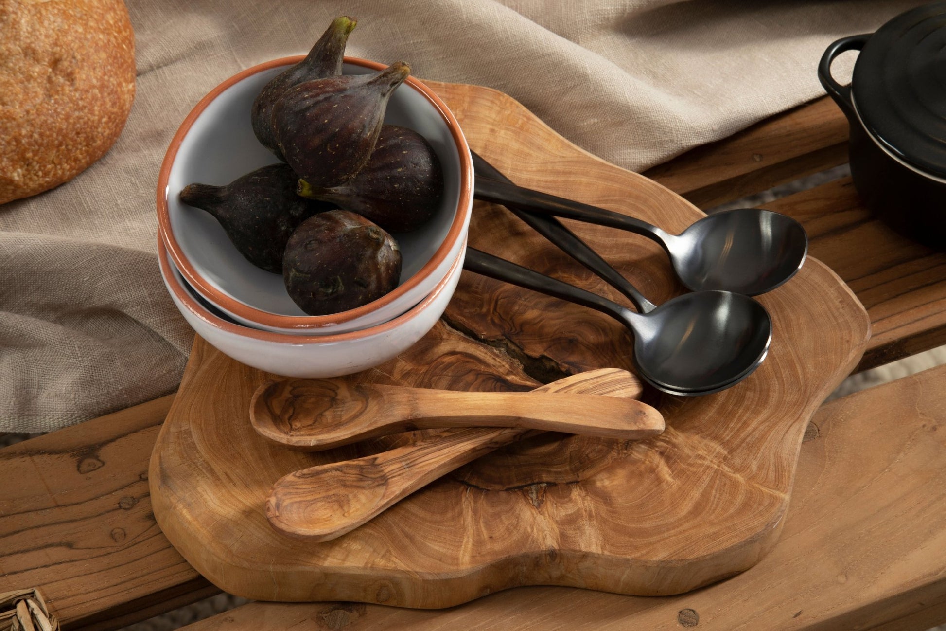 Set Of Two Britta White Glazed Mini Bowls - Skandi London
