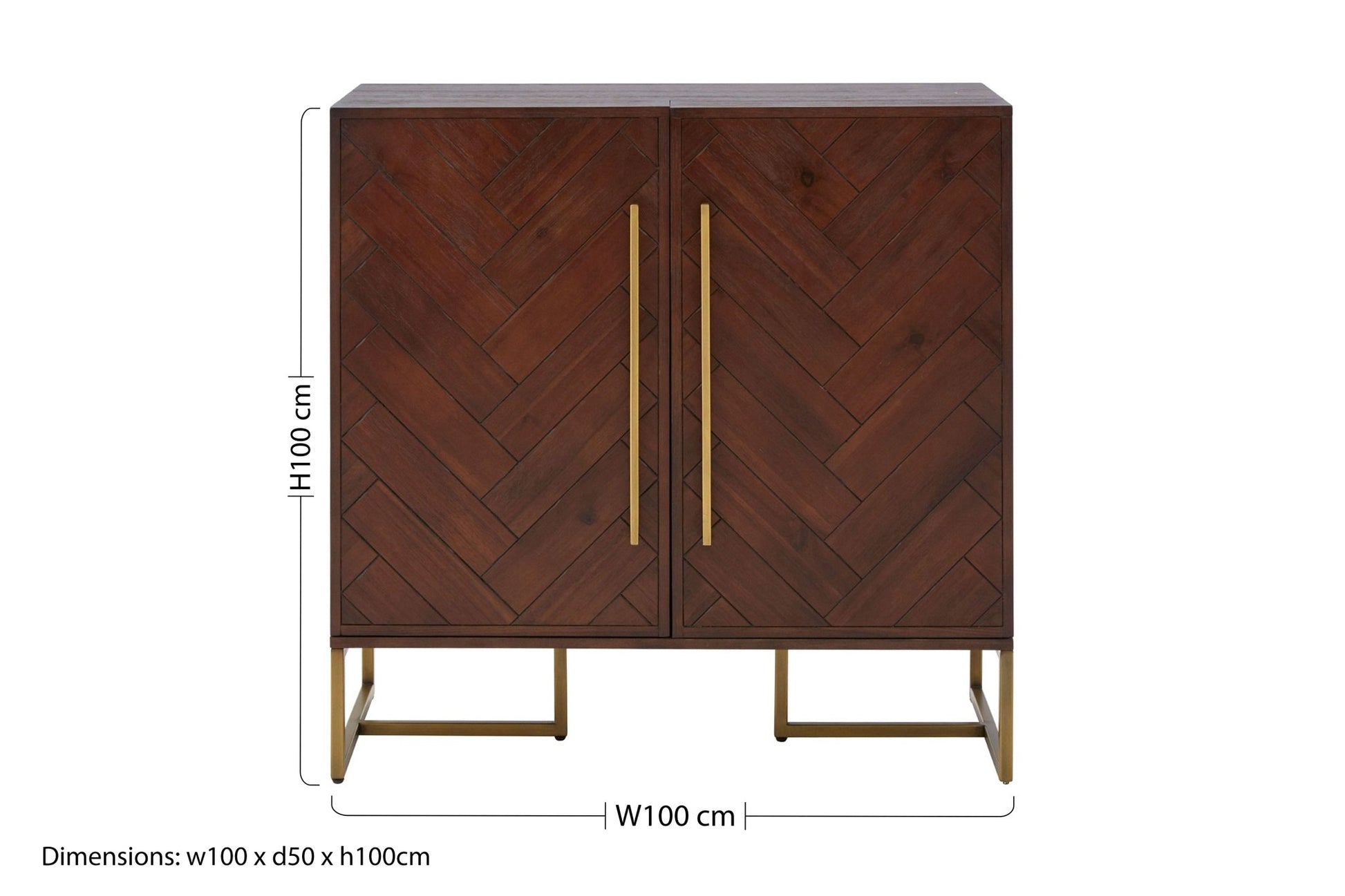 Bjorn Brown Drinks Cabinet - Skandi London