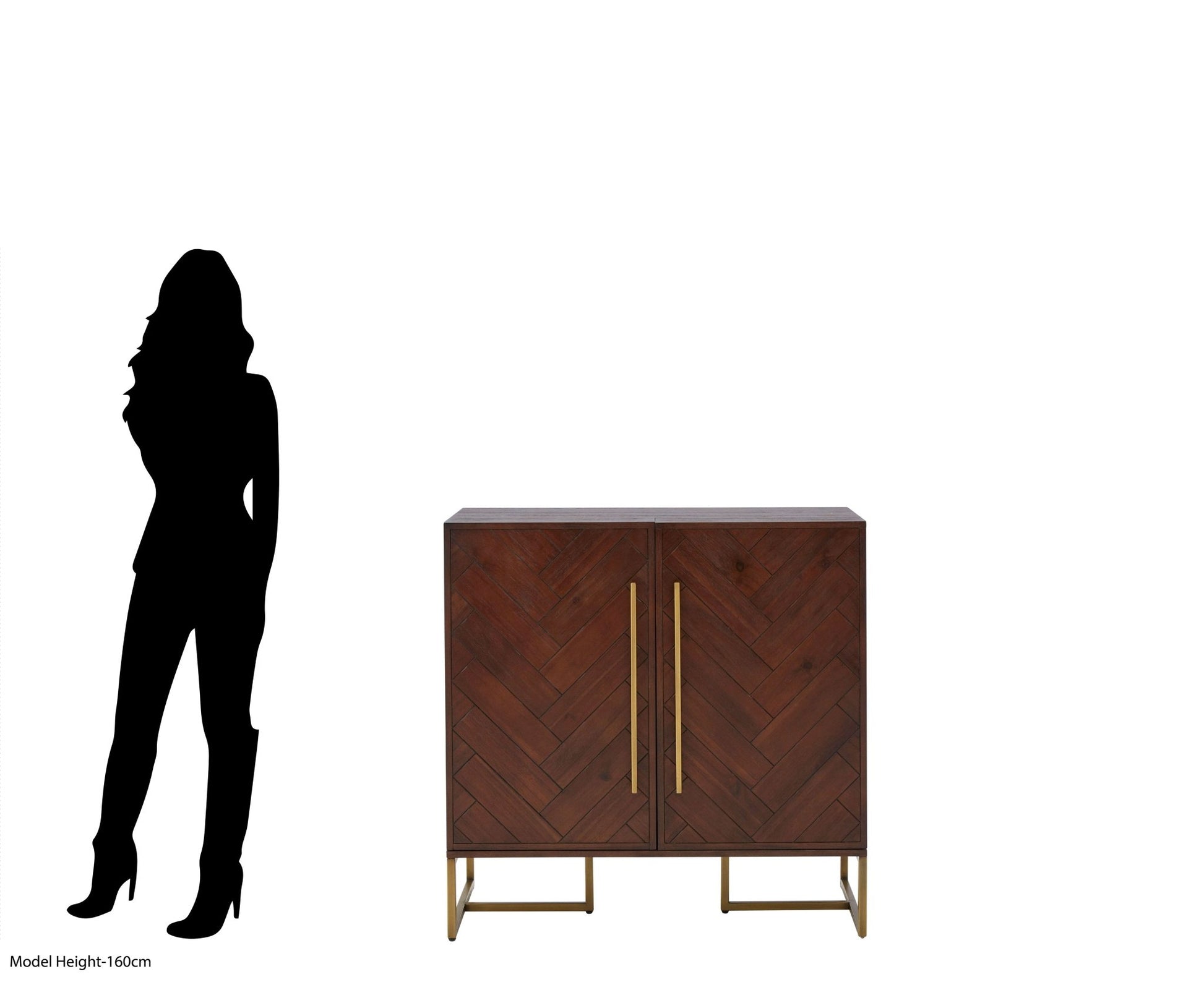 Bjorn Brown Drinks Cabinet - Skandi London