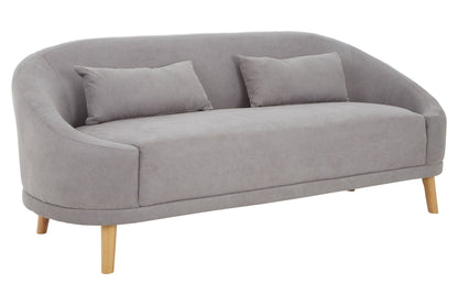 Fritha Grey Linen Sofa - Skandi London