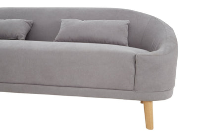 Fritha Grey Linen Sofa - Skandi London
