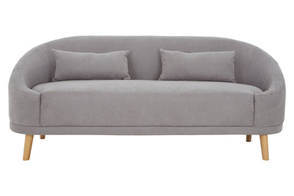 Fritha Grey Linen Sofa - Skandi London