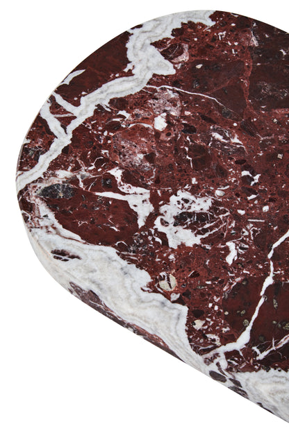 Vida Oval Red Marble Serving Board