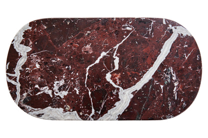 Vida Oval Red Marble Serving Board