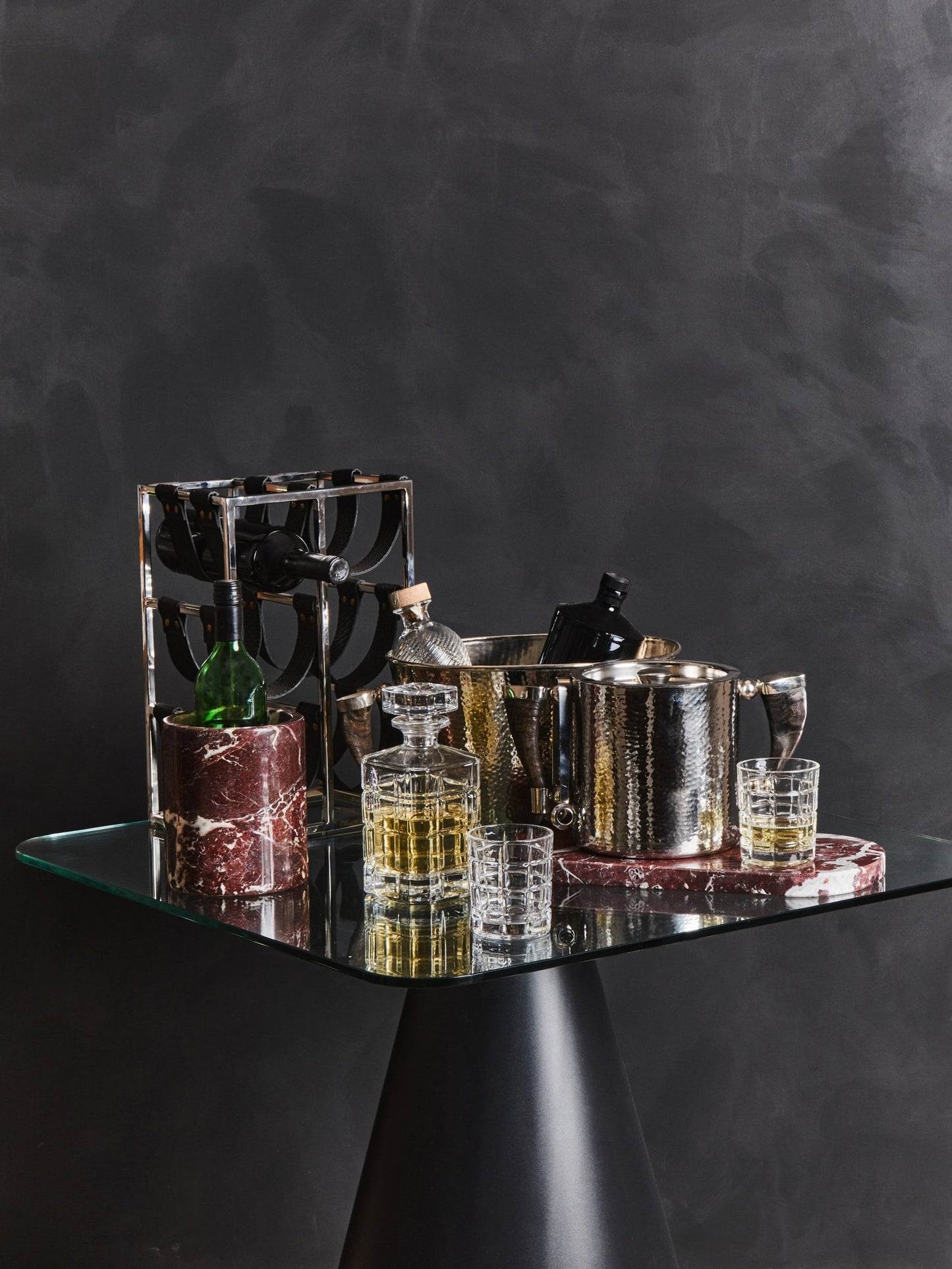 Vida Red Marble Wine Cooler - Skandi London
