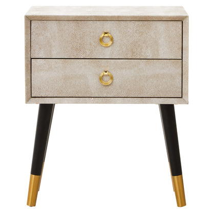 Bridgette 2 Drawer Side Table