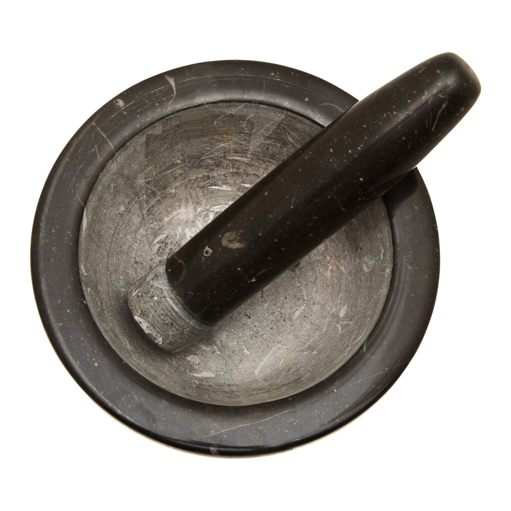Mikele Brown Marble Mortar And Pestle - Skandi London