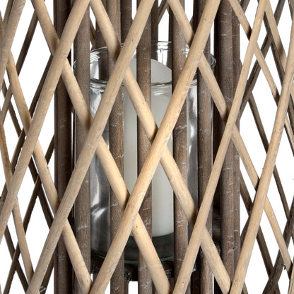 Skandi London Large Standing Wicker Lantern - Skandi London