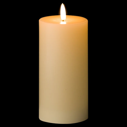 Luksus Collection Natural Glow 3 x 6 LED Cream Candle - Skandi London