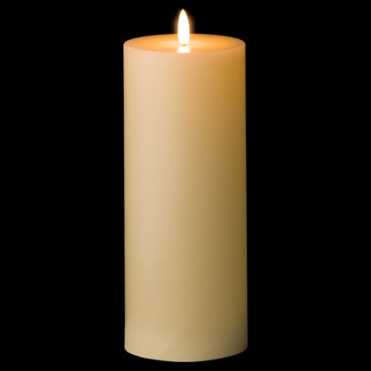 Luksus Collection Natural Glow 3.5 x 9 LED Cream Candle