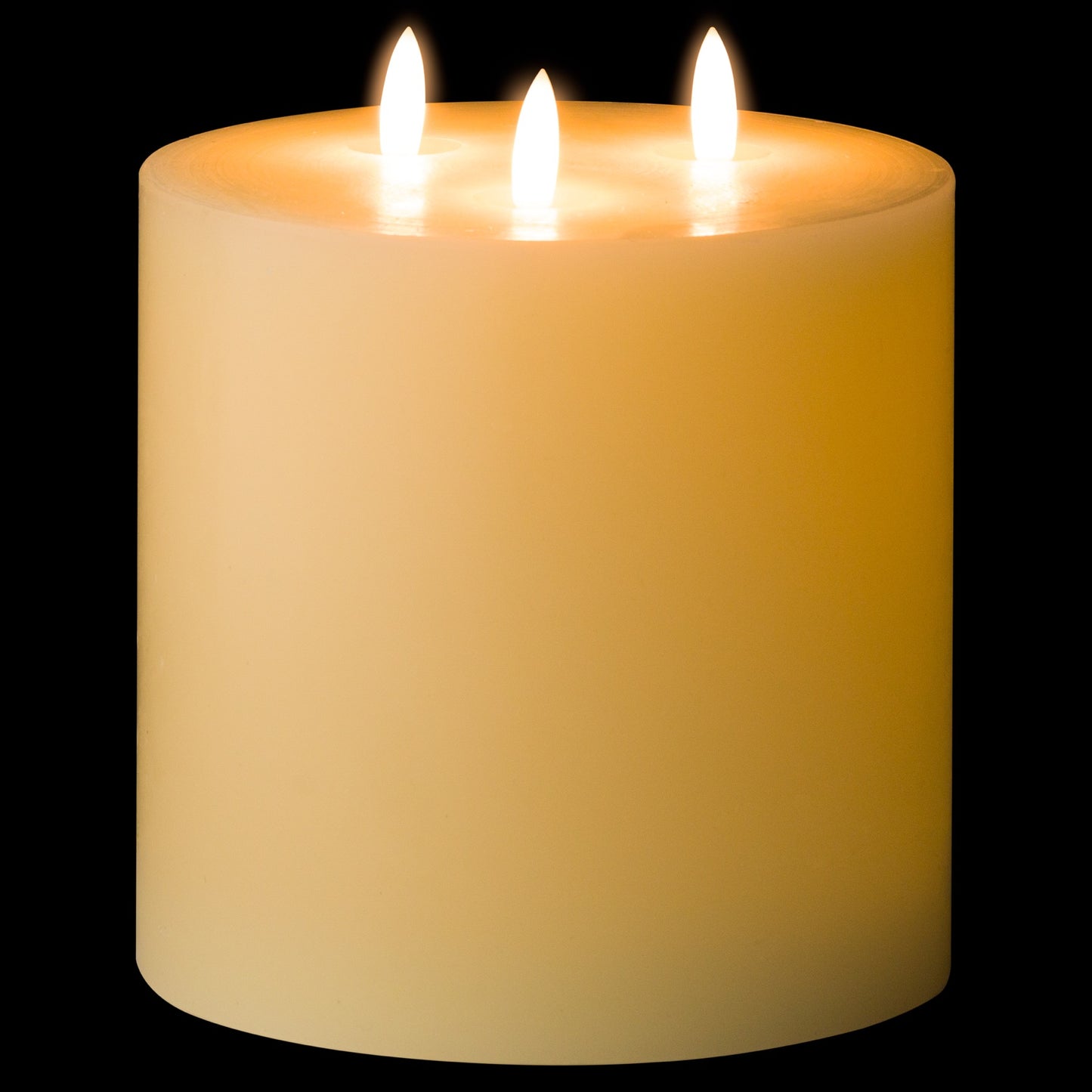 Luksus Collection Natural Glow 6 x 6 LED Cream Candle - Skandi London
