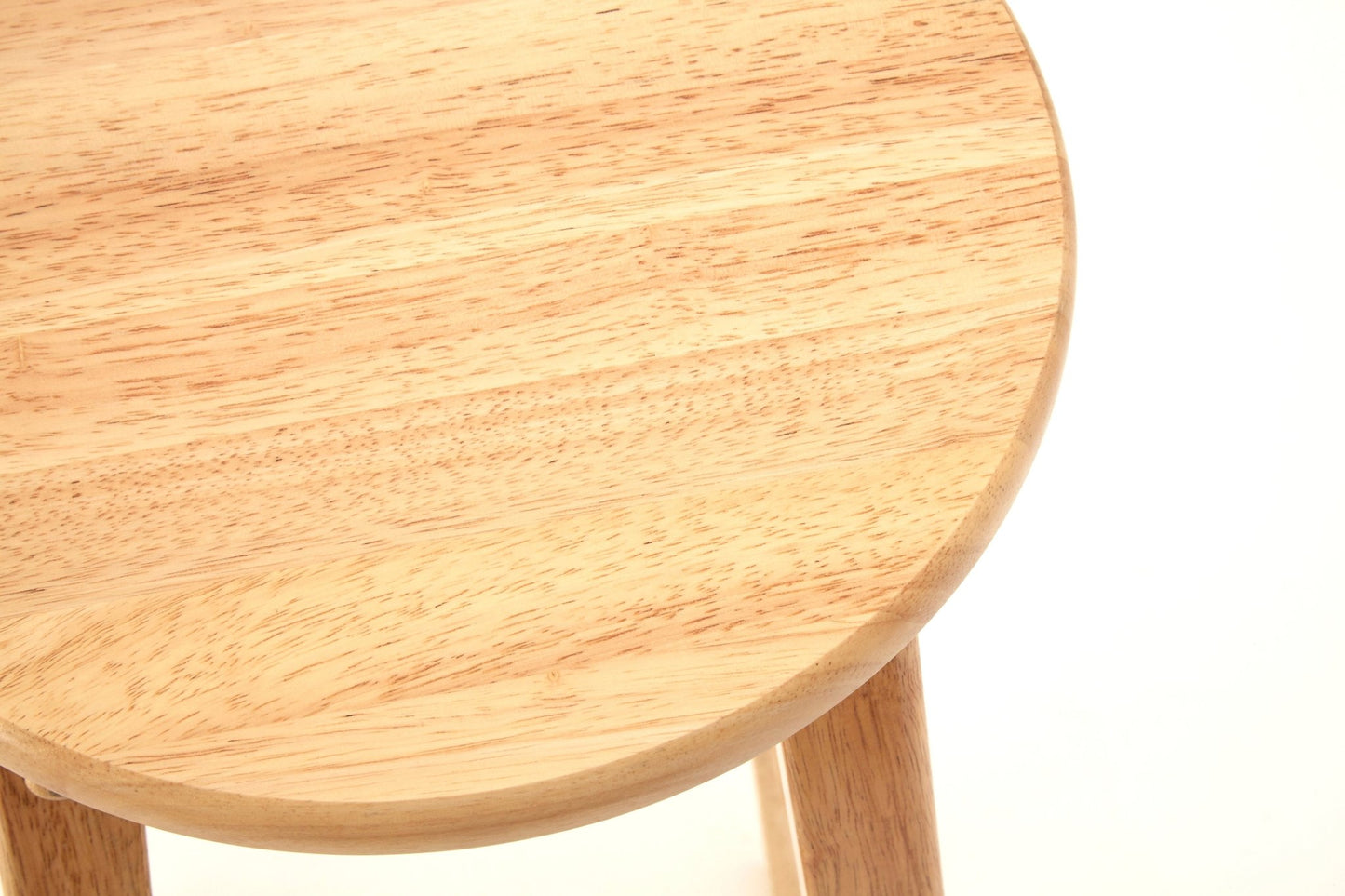 Njal Natural Wood Tall Bar Stool - Skandi London