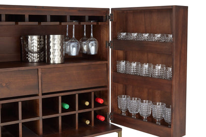Bjorn Brown Drinks Cabinet - Skandi London