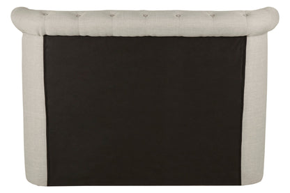 Darby Light Grey Double Ottoman Bed - Skandi London