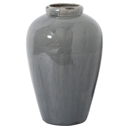 Kajaani Grey Glazed Tall Juniper Vase
