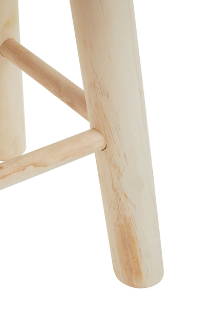 Ingmar White Cotton Rope Stool - Skandi London