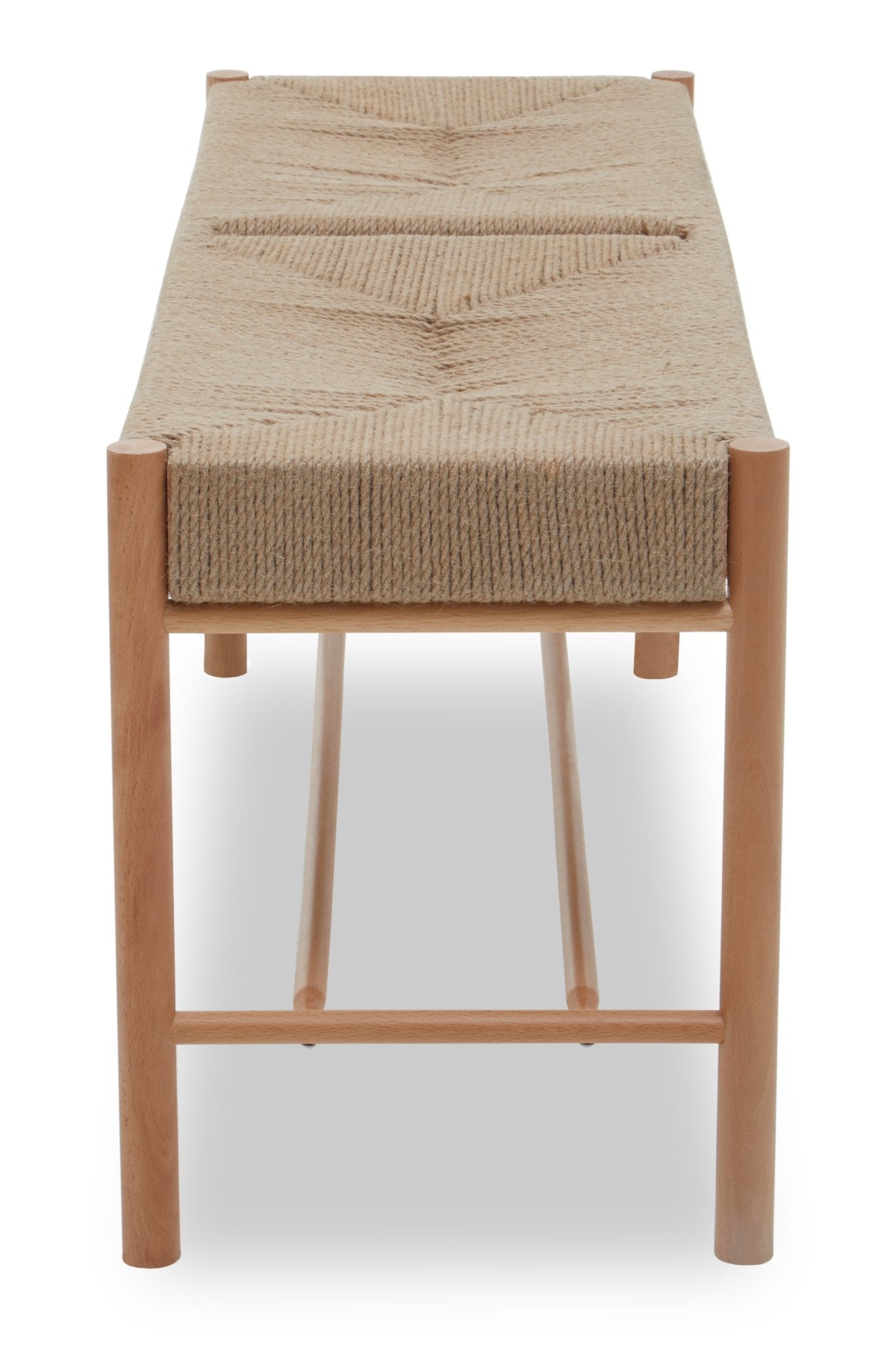 Axl Natural Wood Bench - Skandi London