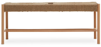Axl Natural Wood Bench - Skandi London
