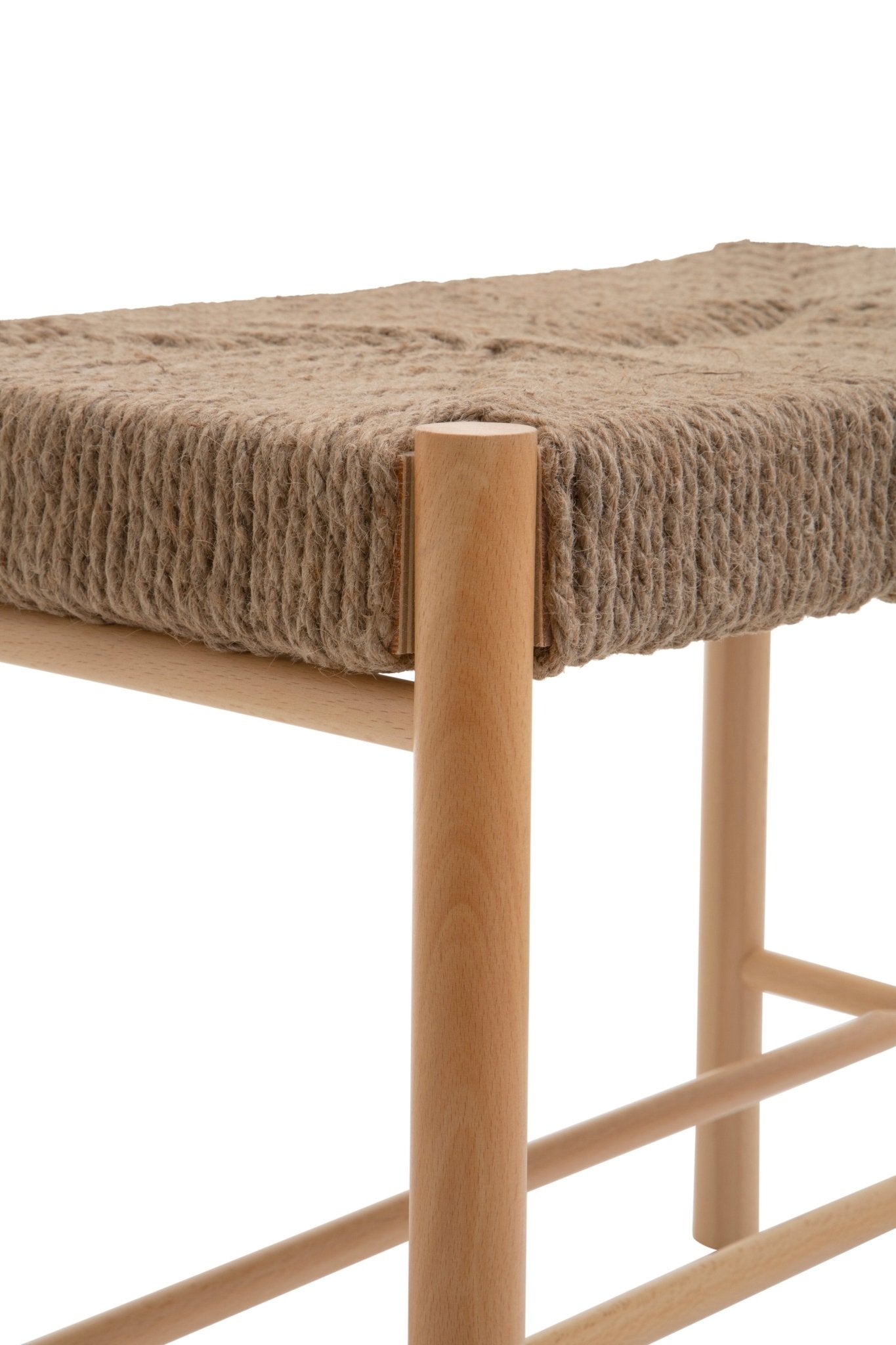 Axl Small Natural Wood Bench - Skandi London