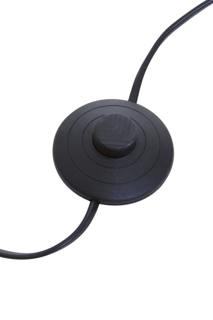 Pelle Matte Black Floor Lamp - Skandi London