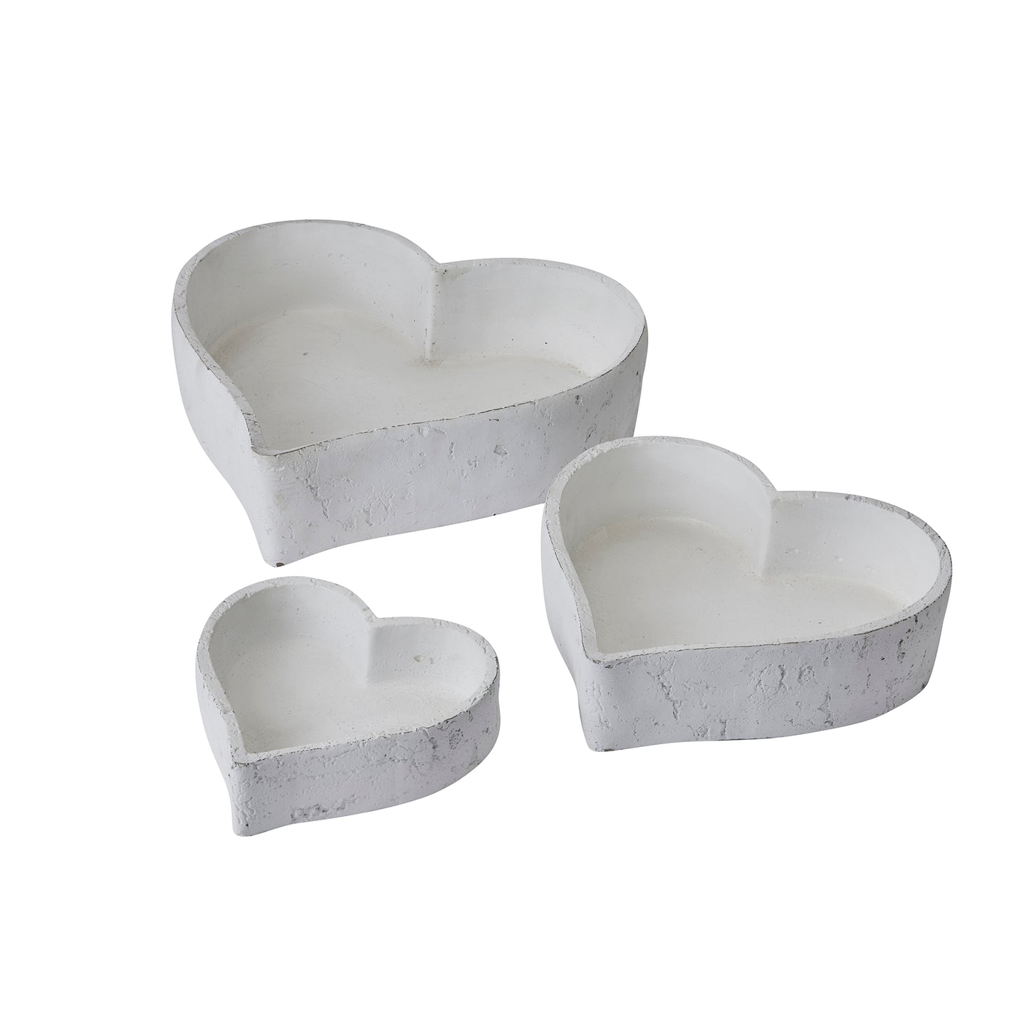 Skandi London Set Of Three Large Matt White Ceramic Dishes